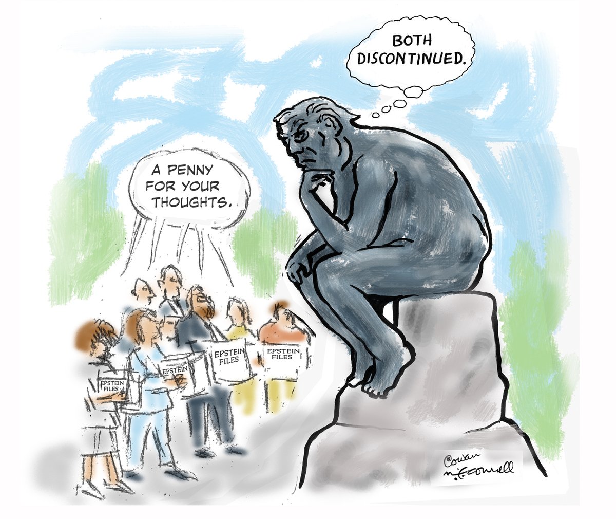 With artist, Dan McConnell