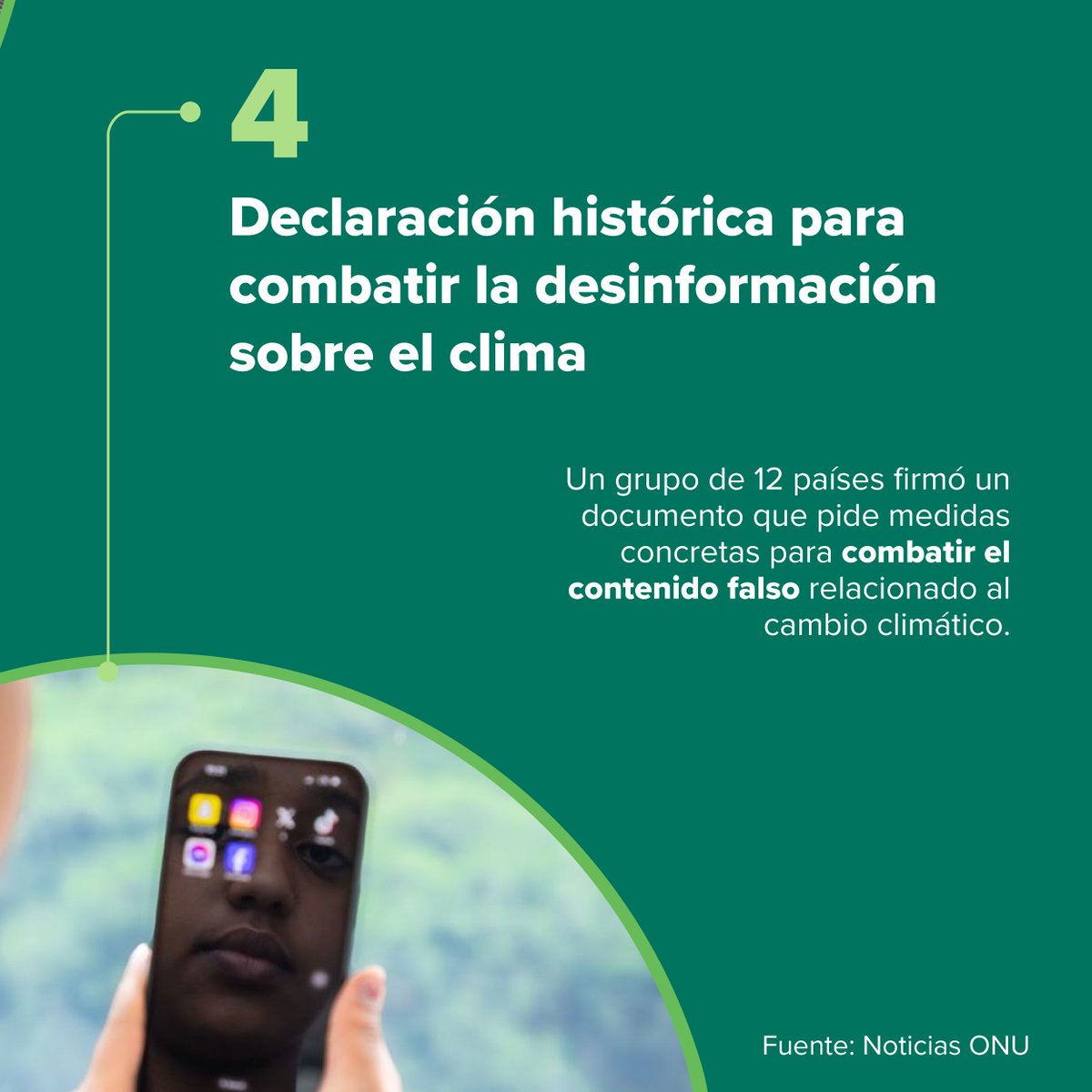 🌍 La #COP30 en Belém, Brasil se convirtió en un recordatorio de que la #AcciónClimática requiere decisiones oportunas, financiamiento implementable y participación efectiva de todos los actores.

Descubre 4️⃣ hitos de su primera semana.

#COP30noBrasil