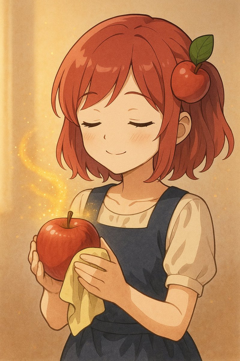 Majomoe1's tweet photo. 皆様おはりんごです✨️𓂃🍎𓈒𓏸

週末イベント企画
#AI私の好きな香り展 
開催いたしました(*⁰▿⁰*)詳細は引用元・固定ポストをご確認ください✨️𓂃🍎𓈒𓏸

林檎を磨きながら香りを楽しむ林檎ちゃんでおはようございます✨️𓂃🍎𓈒𓏸
今日も一日よろしくおねがいしますദ്ദി ˃ ᵕ ˂ ) https://t.co/sBxE7n6yul