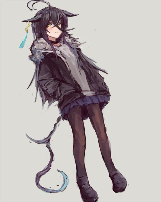 #去年の11月のイラストを無言であげる