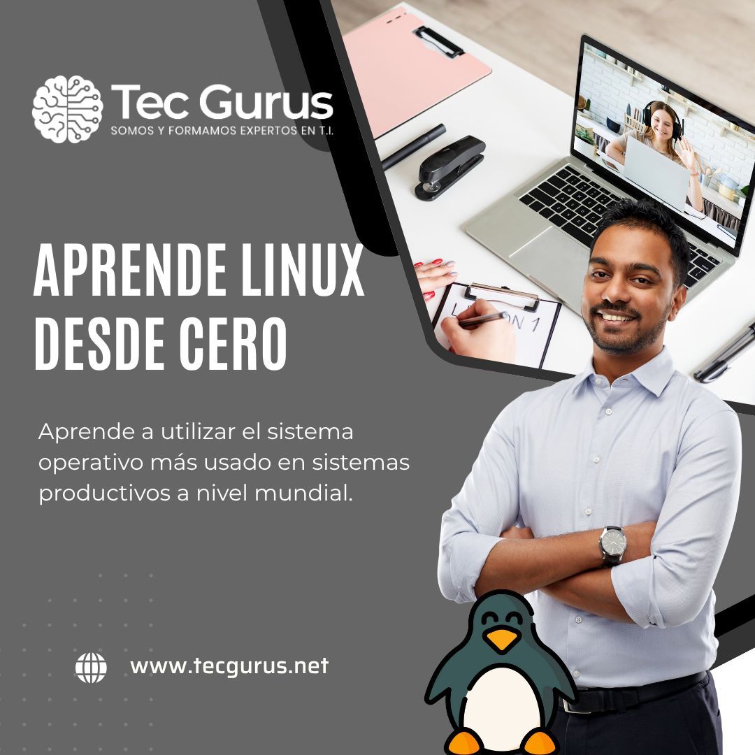 tecgurusnet's tweet image. Aprende Linux desde cero y domina el sistema operativo más usado en servidores a nivel mundial 🐧
Clases en vivo, ejemplos reales y acompañamiento de expertos. ¿Listo para llevar tu carrera al siguiente nivel? 🚀
