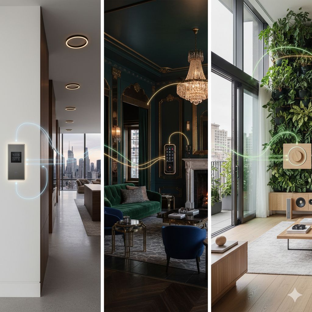 Domot1caTech's tweet image. Seguridad activa Una alarma tradicional solo hace ruido. Una casa integrada se defiende: si detecta intrusión, sube todas las persianas, enciende luces al 100% y corta la música. El objetivo es la disuasión total.