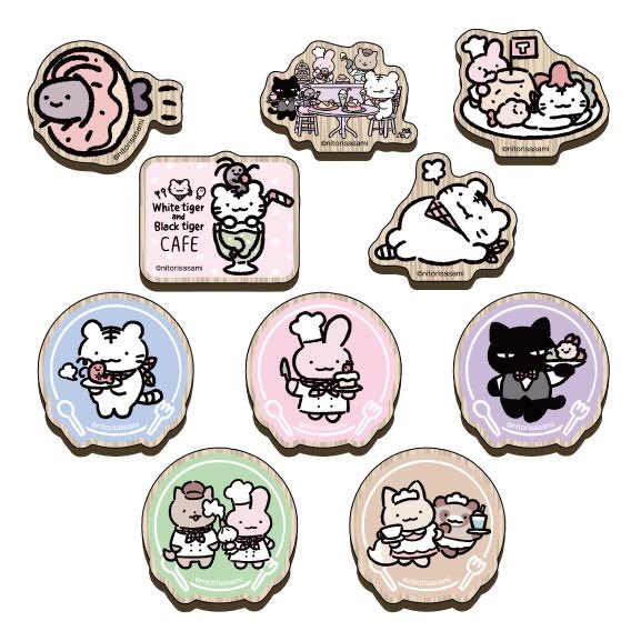 ホワイトタイガーとブラックタイガーカフェ
#ホワイトタイガーとブラックタイガーカフェ

【物販商品再入荷のお知らせ】

・トレーディングウッドマグネット

こちらの商品が再入荷いたしました。
オープン時から再販いたします。
どうぞご利用下さい！