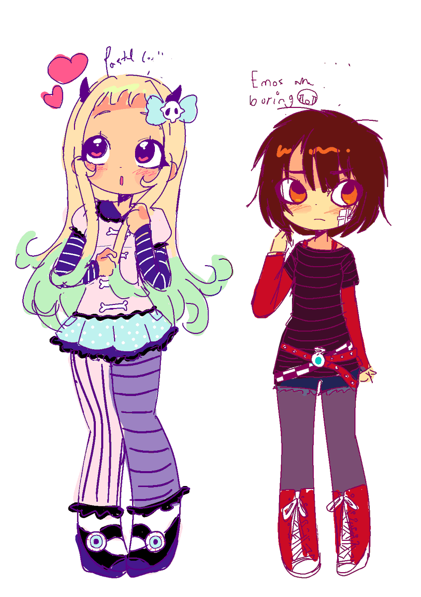 Gnarly_pigeon's tweet photo. I hate drawing Hanako in any clothes like i can only see her in that stupid uniform https://t.co/7mxXD7hH9s