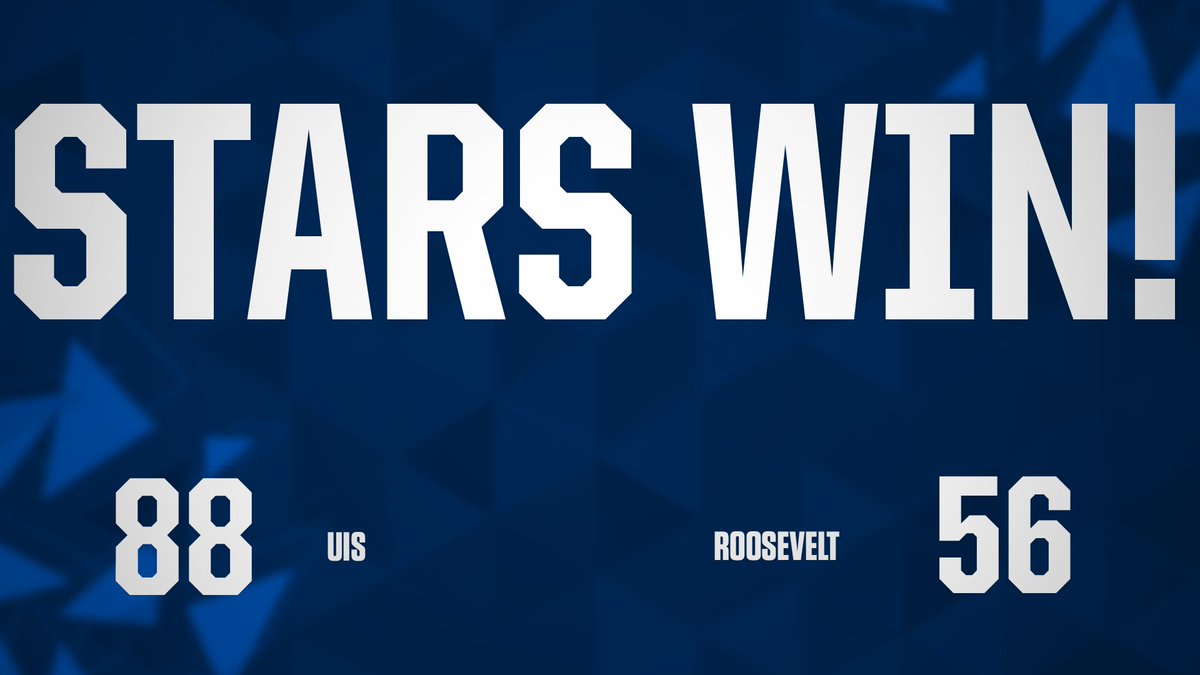 STARS WIN!
UIS 88 | RU 56

#WeAreStars | #ProtectThePrairie