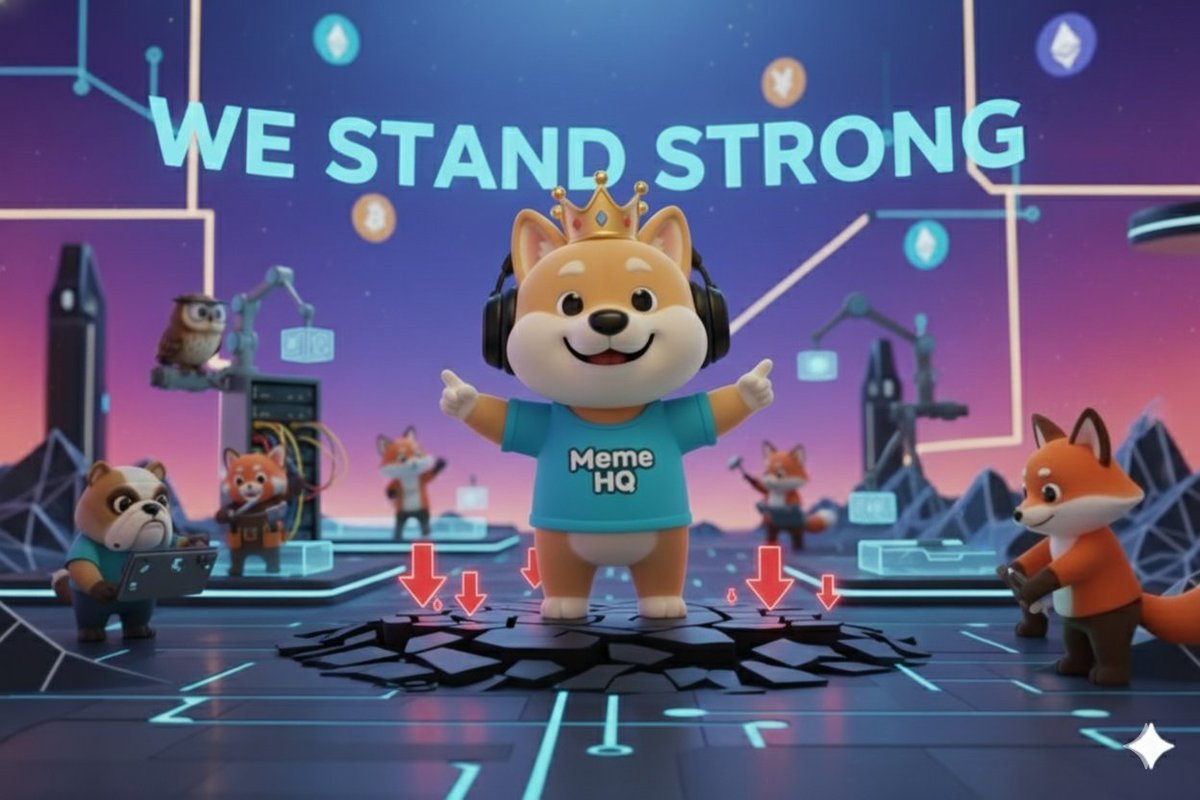 Market Bleeding, $MemeHQ No Problem We Stand Strong🐾👑💪 

Let's Keep Building😎 #MemeHQ #Bitgetwallet #Bitget #BitgetOnchain #ALTSEASON #BullRun