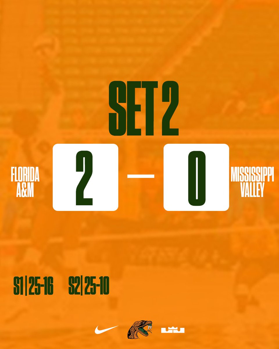 FAMU_VB's tweet image. Rattlers dominate set 2!

#FAMU | #Rattlers | #FangsUp🐍
