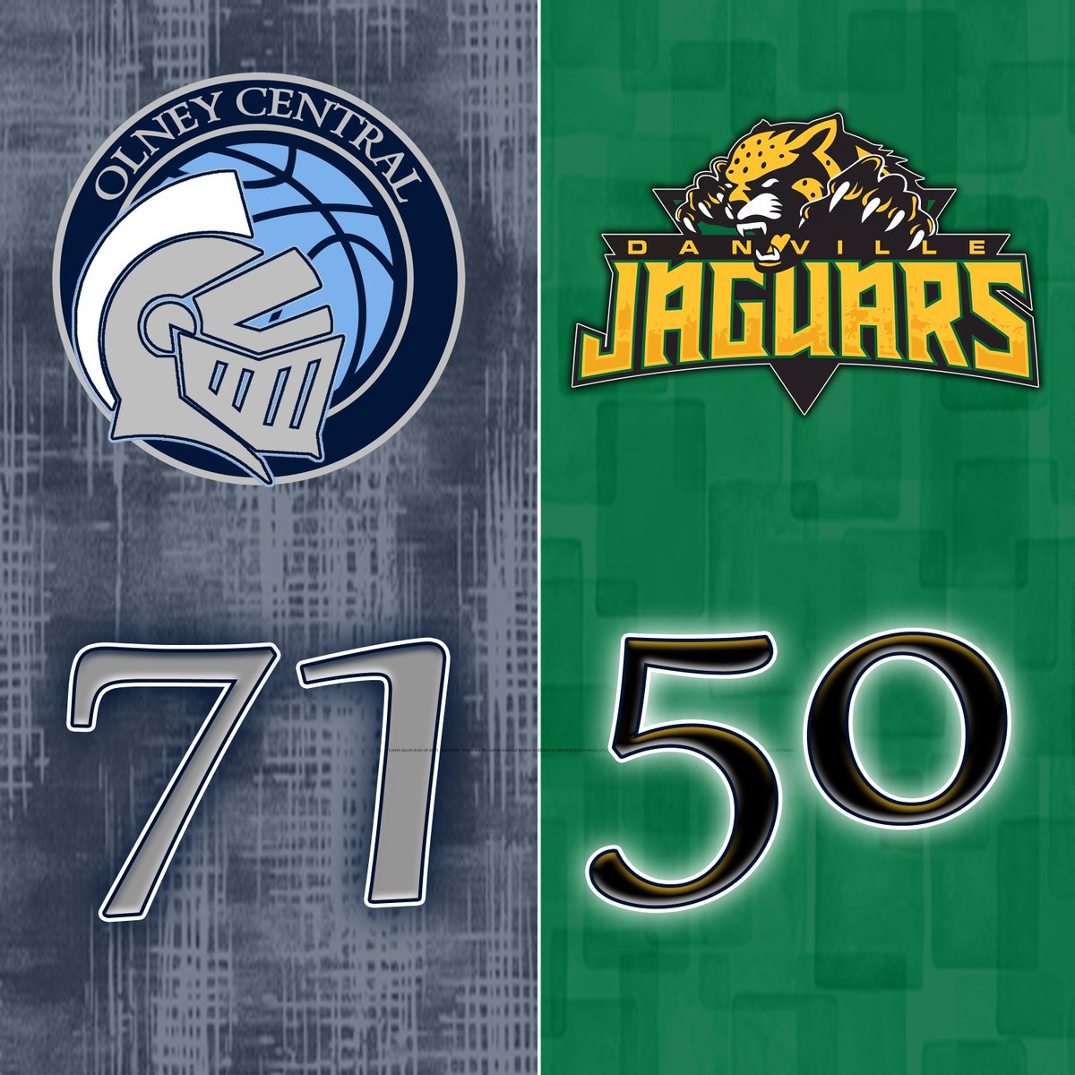 Lady Knights make it 3 straight with a 71-50 win over the Jaguars of Danville.

The Lady Knights were led by Zedalis with 20 points.

Lipps 15
Seay 10
Jones 8
Secrest 6
Gregg 5
Swift 3
Ray 2
Roth 2

OCC will play host Lincoln Land at 1:00 tomorrow afternoon.