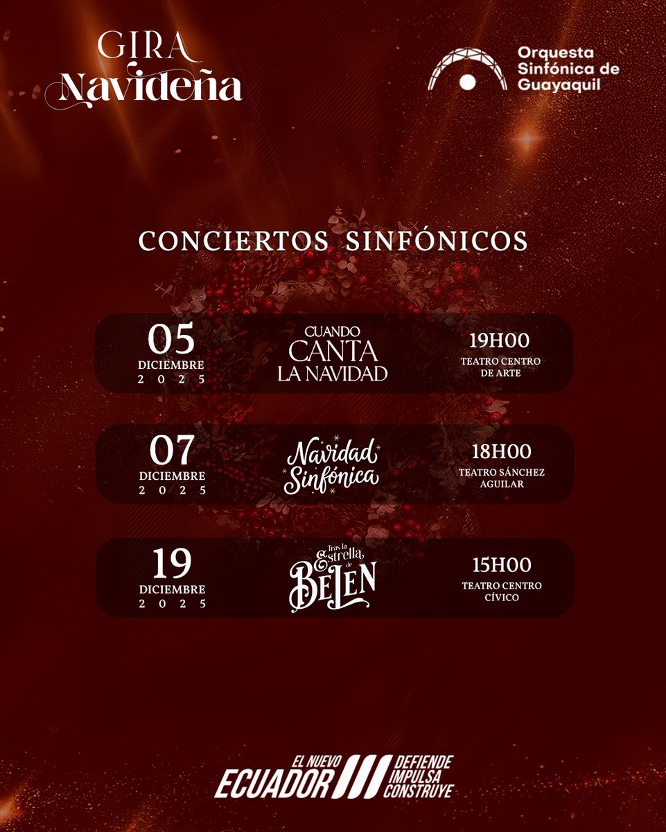 Orquesta Sinfónica de Guayaquil tweet media
