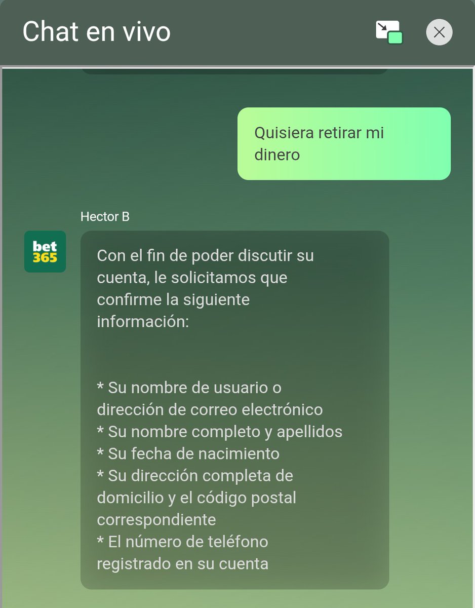 ericksportsmx's tweet photo. Les comparto cómo pude retirar mi balance en #bet365 #retiro
1. Fui al navegador y busqué bet365 .es
2. Desinstalé la aplicación para que no me redirija y se quede en el sitio web ( luego se puede instalar de nuevo)
3. Busqué sección de Contacto o Soporte 
4. Leer los comentarios https://t.co/a9kXm9y1dF
