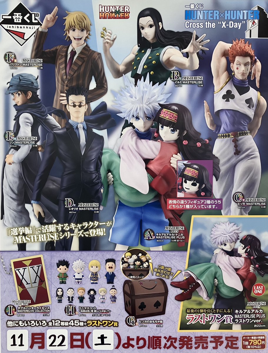 一番くじ HUNTER×HUNTER Cross the 