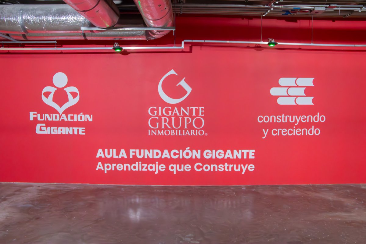 💚En alianza con Construyendo y Creciendo y Gigante Grupo Inmobiliario, inauguramos la nueva Aula Fundación Gigante, creada para que las y los trabajadores de la construcción continúen sus estudios y desarrollen nuevas habilidades. 🎓
<a href="/InmobiliariaGGI/">Gigante Grupo Inmobiliario</a> <a href="/Fund_Gigante/">Fundación Gigante</a>