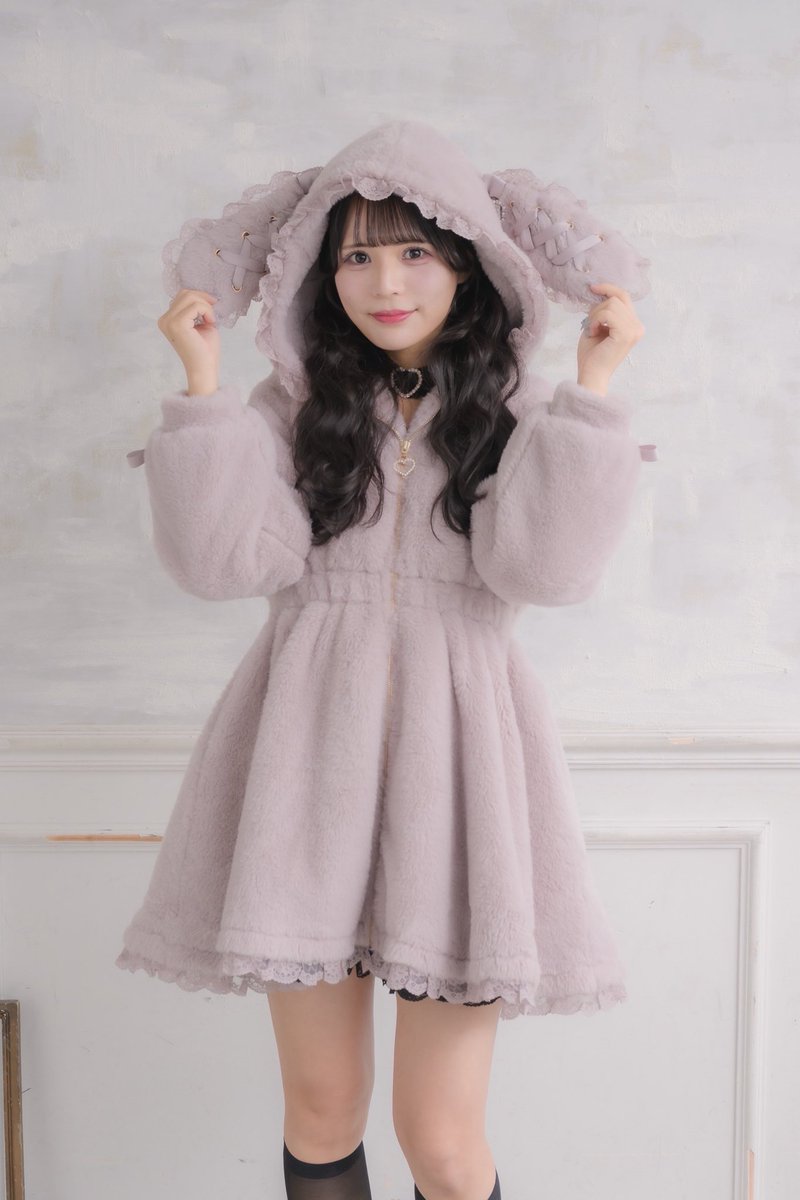 new arrival 】 ♡本日より販売スタート🐰♡ うさ耳ファーコート price