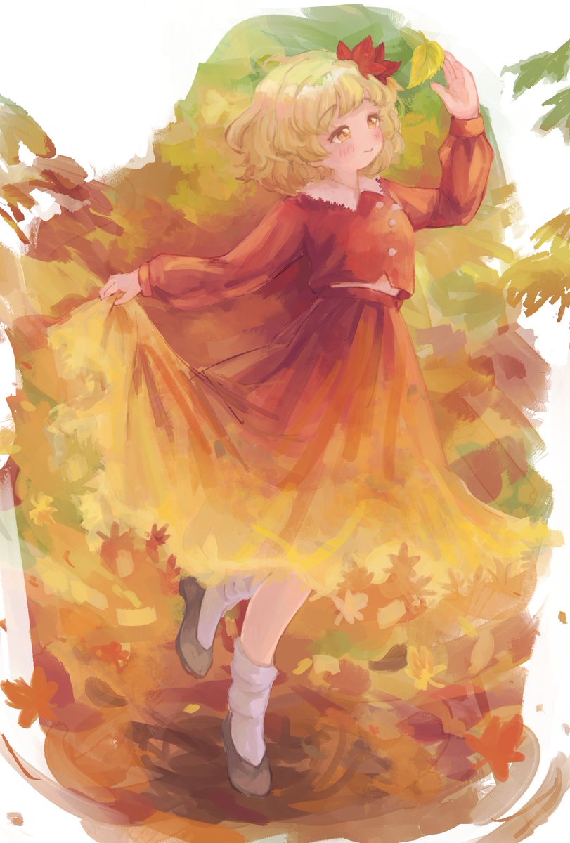 錦秋の静かな神さま🍁