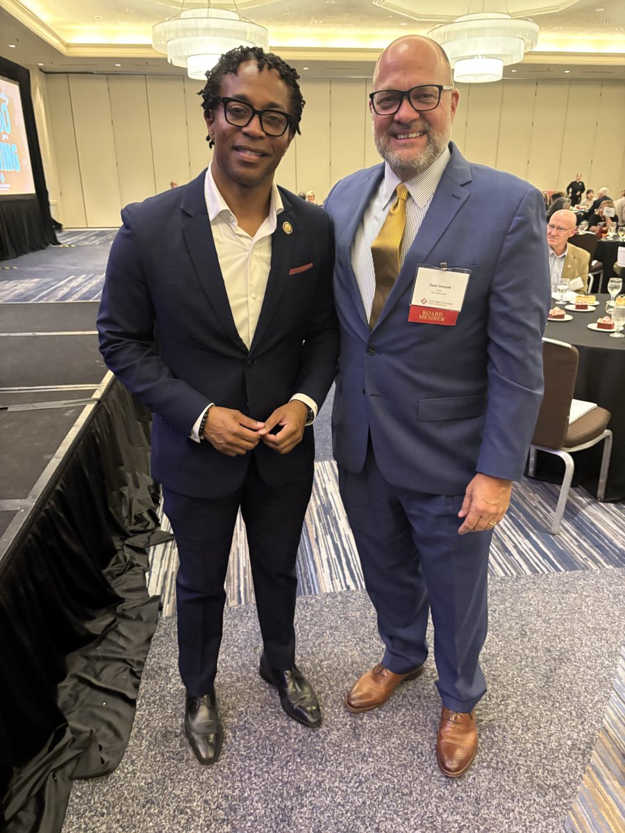 I ran into my Congressman, Wesley Bell, today at the East West Gateway Council of Government’s Annual Conference.  As an EWGCOG Board member, I am honored to be part of the effort addressing crime on a regional basis through the EWGCOG Save Lives Now