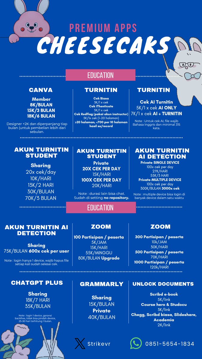 strikevr's tweet image. Haiiii! Yuk mari open order yaa. Fast respon langsung ke WA link di bio 🥳 #zonauang