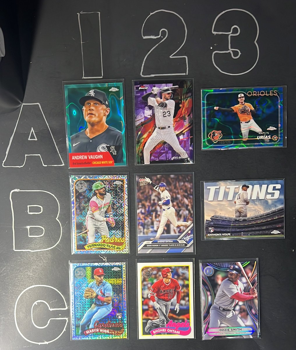 phillycardboard's tweet image. $3 each

Vaughn /299
Bryant /250
Urias /125

#PCstacks
Stack til FRIDAY - Check out anytime-
Shipping In bio