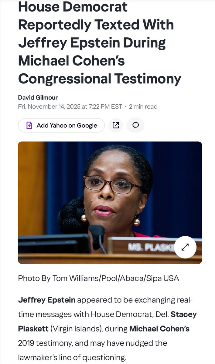 RebeccaTucker85's tweet image. Why were you texting Epstein during congressional hearings?