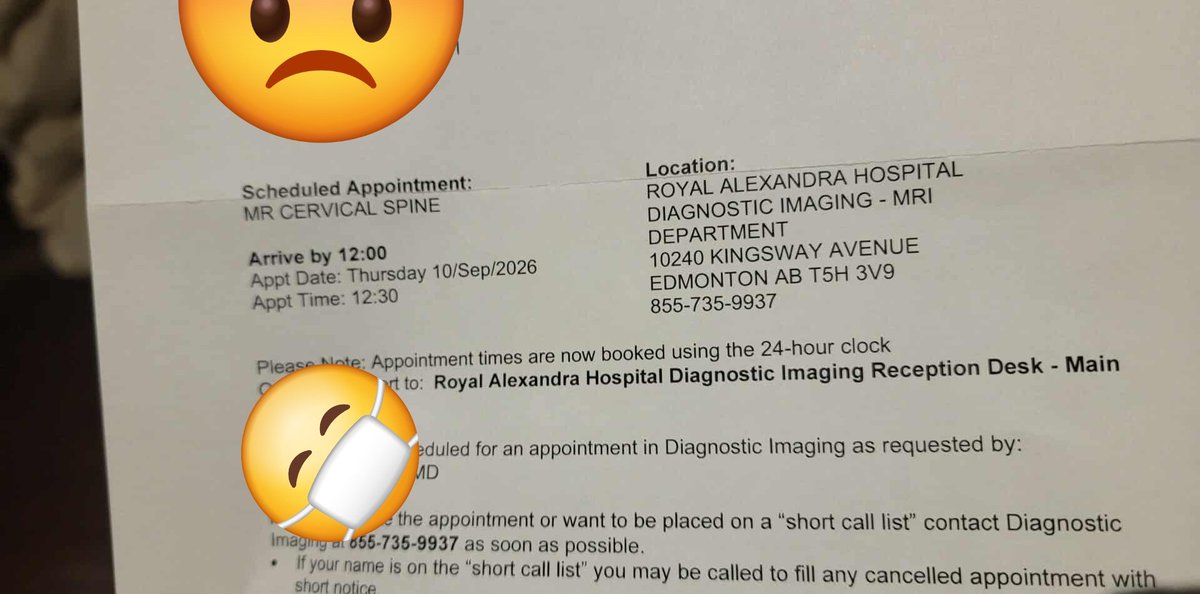 MelAgainstHate's tweet photo. @ABDanielleSmith Hey Queen Danielle... my 86 year old dad's MRI is scheduled for Sept 10, 2026.   YOU HAVE DONE NOTHING BUT DESTROY AHS
But it's all to make sure you're rich friends get the benefit of your intended privatization schemes. https://t.co/L77ceTNYvP