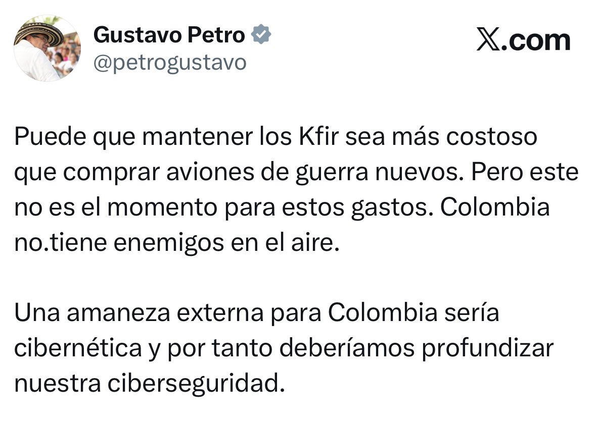 AForeroM's tweet image. Asqueante doble rasero de @petrogustavo.

Sin sonrojarse saca pecho por hacer aquello que tanto le criticó a Duque y por lo que incendió el país en el gobierno anterior.