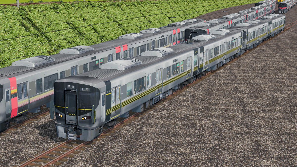 3_10_leader's tweet image. #CitiesSkylines 
227系Kizashiを公開しました。ついでに227系500番台の赤穂線運用が解禁されたので、そちらも追加しました(行先が違うダケ)。
・Kizashi
steamcommunity.com/sharedfiles/fi…
・227系500番台
steamcommunity.com/sharedfiles/fi…
・Prop
steamcommunity.com/sharedfiles/fi…