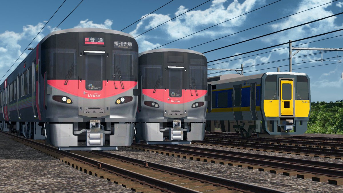 3_10_leader's tweet image. #CitiesSkylines 
227系Kizashiを公開しました。ついでに227系500番台の赤穂線運用が解禁されたので、そちらも追加しました(行先が違うダケ)。
・Kizashi
steamcommunity.com/sharedfiles/fi…
・227系500番台
steamcommunity.com/sharedfiles/fi…
・Prop
steamcommunity.com/sharedfiles/fi…