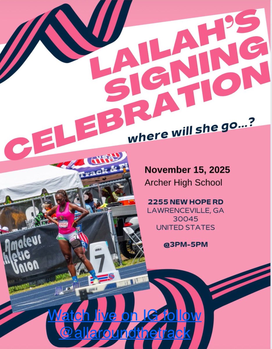 Announcement tomorrow! Follow me on Instagram @allaroundthetrack for the livestream at 3pm🙏🏾