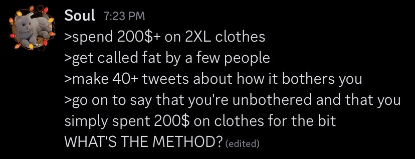 hi soul i'd rather be big than be a pedophile :)