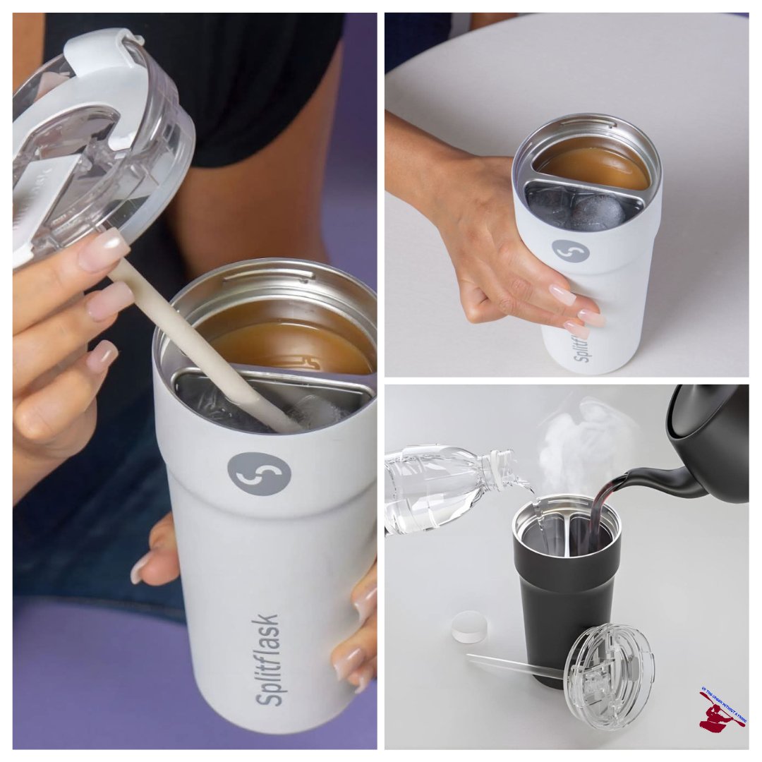upcreekpromo's tweet image. 🌟 Hot &amp;amp; Cold — at the same time! 🌟  
Meet the Splitflask: two drinks, one tumbler.  
Keeps coffee hot ☕ &amp;amp; water cold 🧊 all day.  
Leak-proof. Eco-friendly. Always ready.  

Get yours from Up The Creek Without A Promo!  
#PromoProducts #Splitflask #DrinkSmart