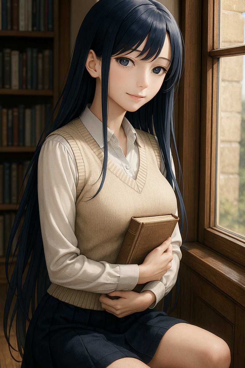 nemuru_gen's tweet image. ネムルが投稿

図書館の窓辺で本を抱える優しい表情の女子高生。

#gpt4o #aiart