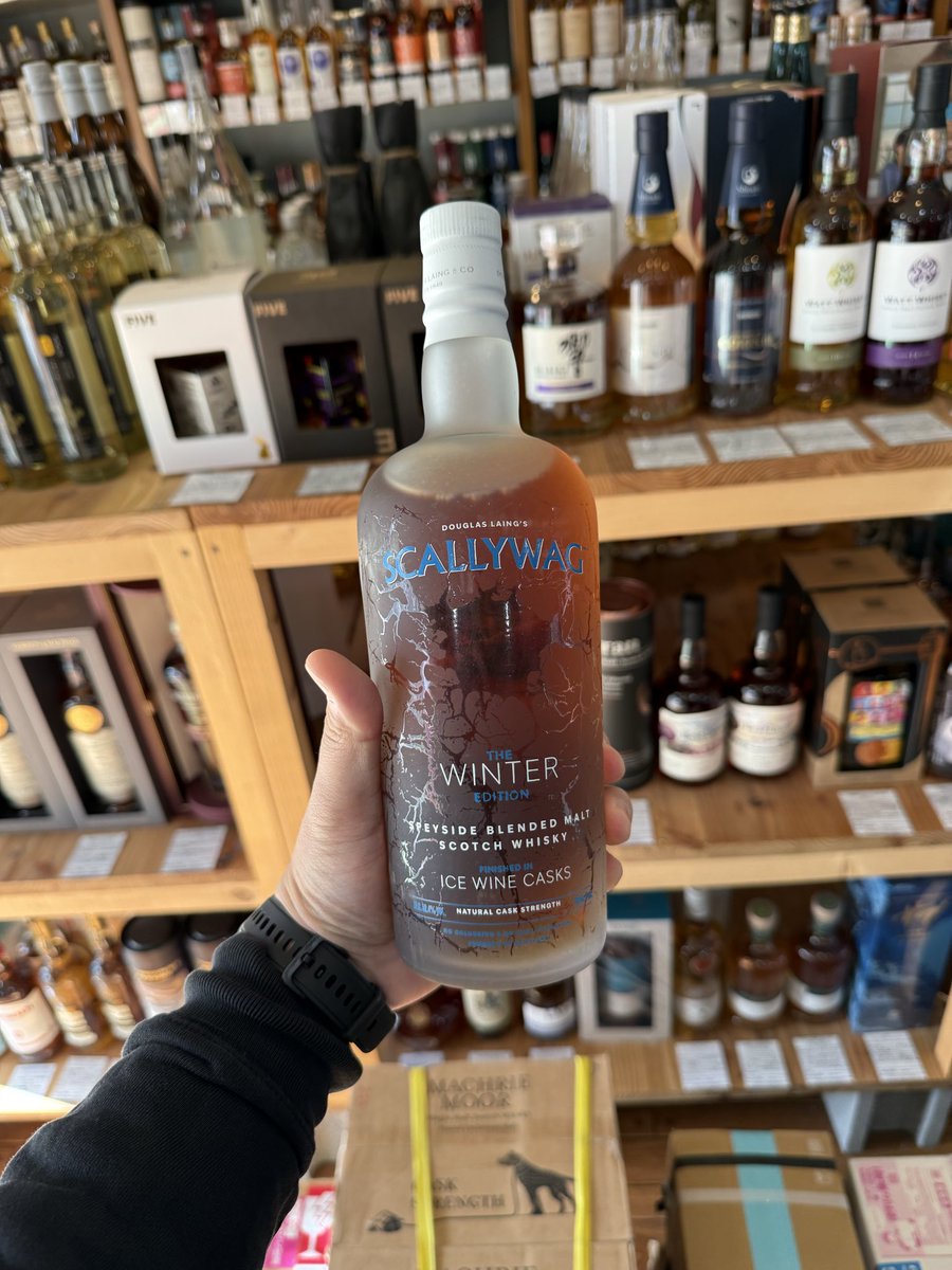 今年もリリース！ 今年はアイスワインカスク。 ボトルおしゃれ