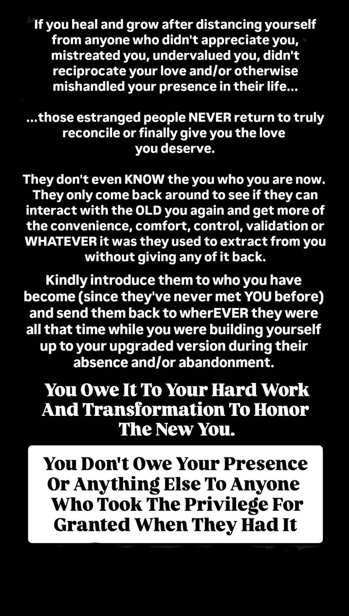 the_melodybrown's tweet image. That person they've come back for doesn't even exist anymore. 

You evolved into a new and better being. Don't grant them reaccess. They had their chance. Your worth is NOT negotiable.

#ACCESSDENIED
#ProtectYourPeace #ProtectYourProgress
#ProtectYourPurpose 
#KnowYourValue