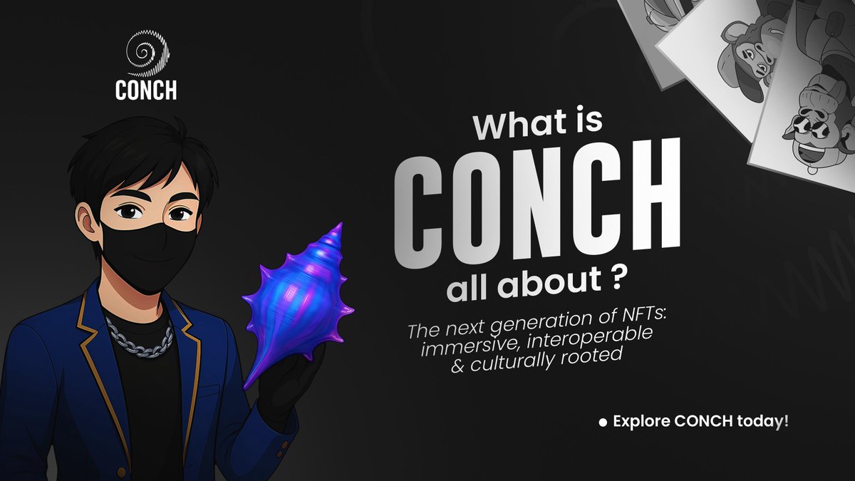 HemohTM's tweet image. Wrapped up a design for CONCH.

Web3 design inquiries? DM me 📥
#web3designer