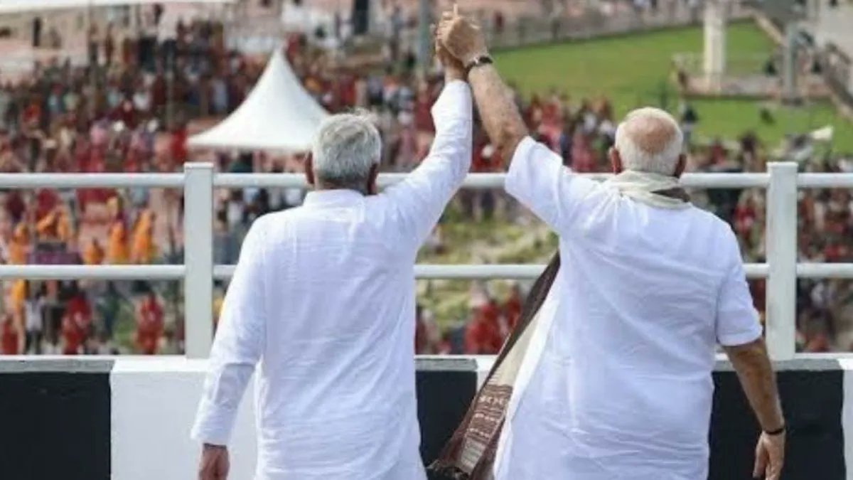 kgcpatel's tweet photo. "माननीय श्री नीतीश कुमार जी को एक बार फिर बिहार के मुख्यमंत्री के रूप में शपथ लेने पर हार्दिक बधाई और शुभकामनाएँ! आपके कुशल नेतृत्व में बिहार विकास और प्रगति की नई ऊँचाइयों को छुए।"🙏🕉️🔱🚩
#JAYBJP #JAYNDA #JAYJDU
#NitishKumar
@BJP4India @NitishKumar @AmitShah @narendramodi https://t.co/coMxt2dD7m