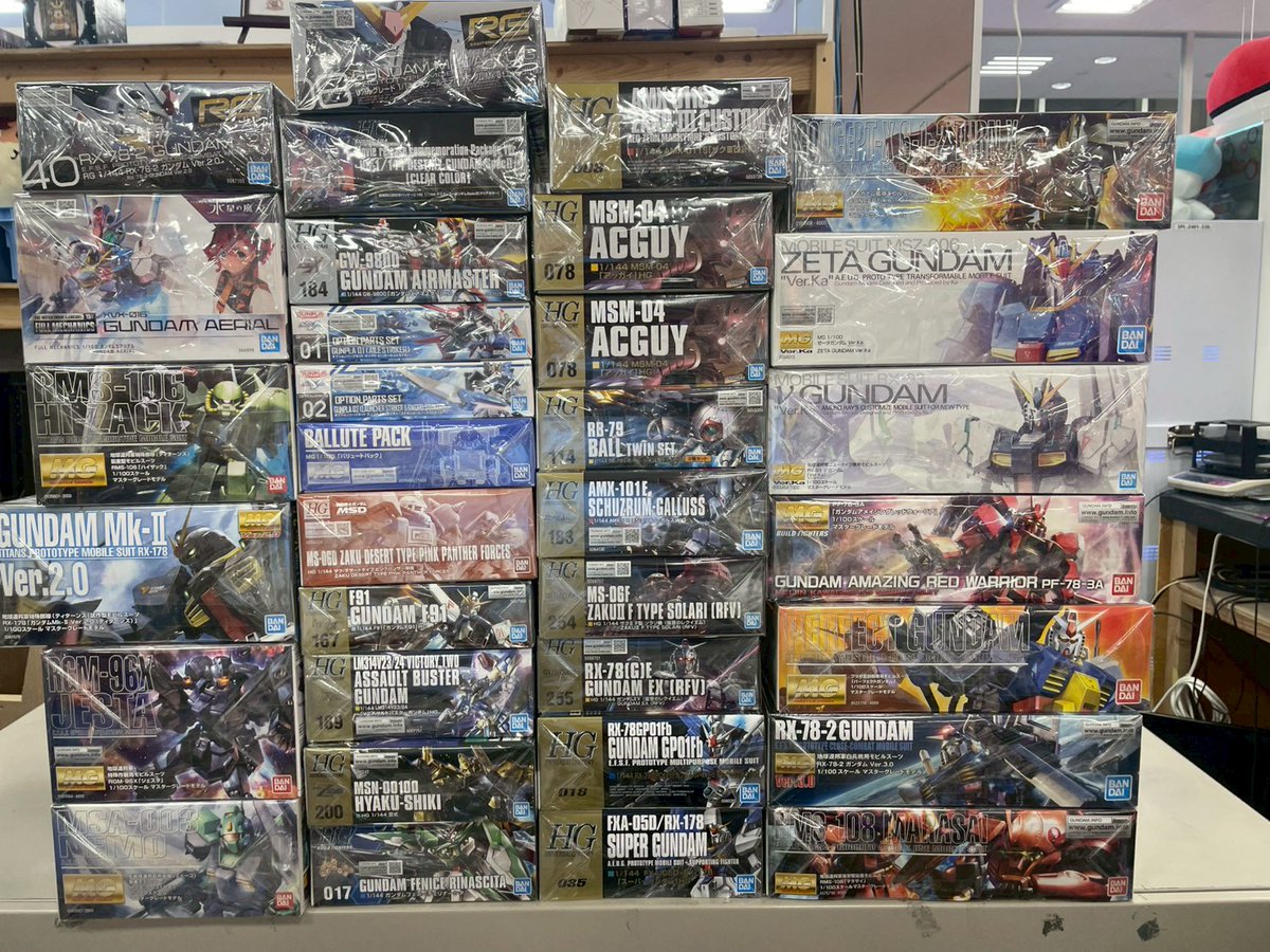 ガンプラキタコレ！ 本日もたくさんのお持ち込みありがとうございます