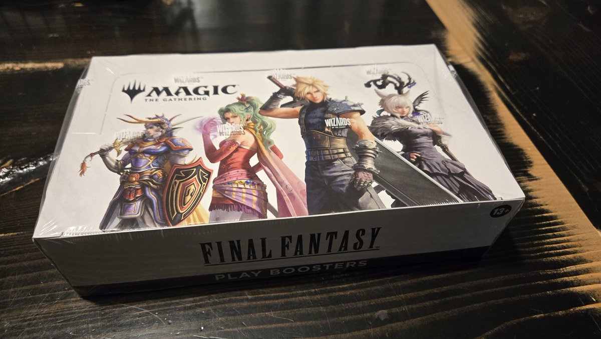 Treated myself to a Final Fantasy MTG booster box.