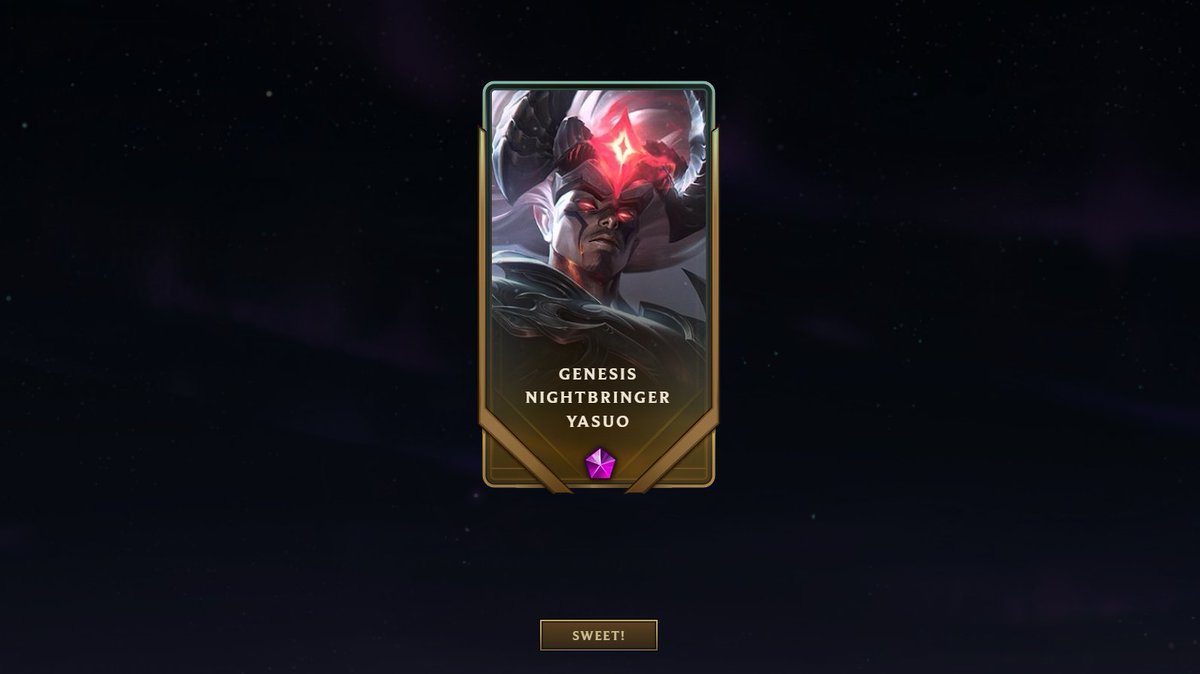 Never have I ever screamed so loud out of pure shock after getting this randomly after like thinking I should clear out the 3 random free rolls that I have