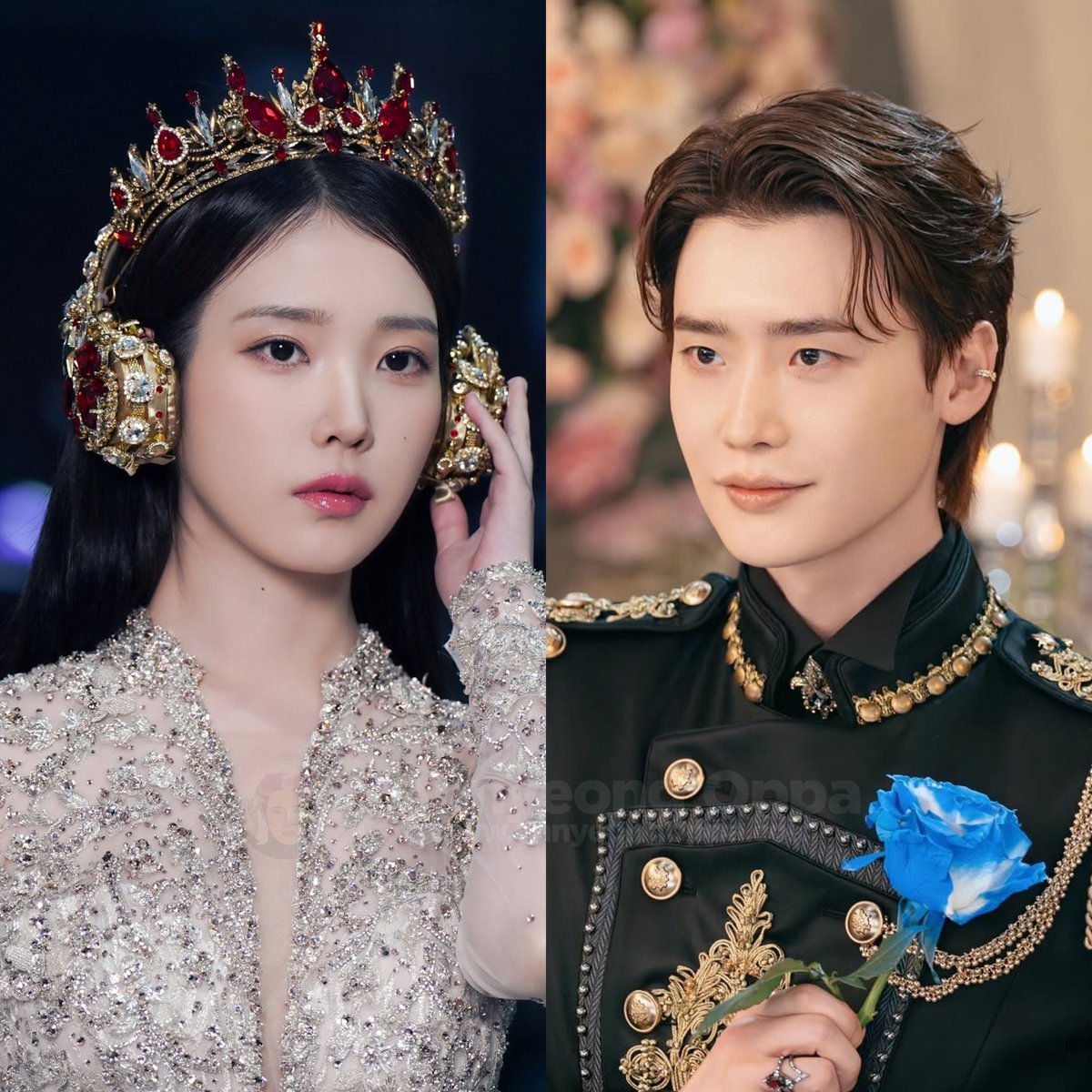 TheAnnyeongOppa's tweet photo. Royal Lee Couple 🤭😍💞

#IU #LeeJongSuk https://t.co/Y6UtDta9Bw