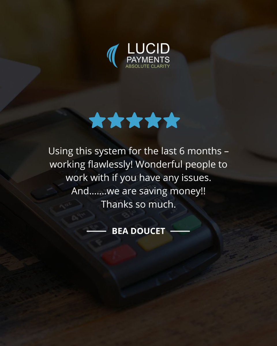 Lucid_Payments's tweet image. We&apos;re always thrilled to hear feedback from our clients! Ensuring you are happy and have answers to all your questions is our top priority. 🙌

#clientsuccess #lucidpayments #paymentsolutions