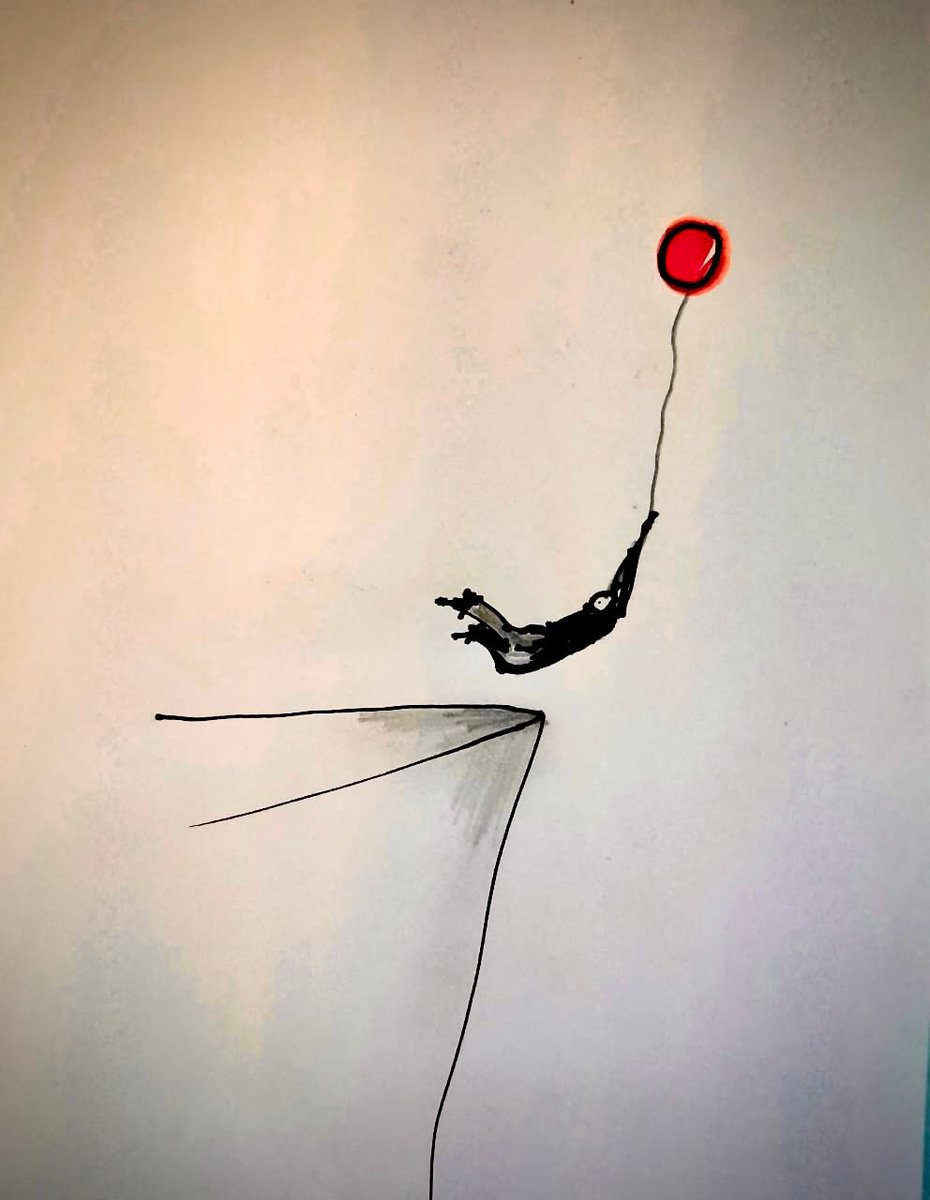 Mi viejo es un tipo digamos RÚSTICO, pero también encuentra un papel y una fibra y te dibuja esto mientras toma mate.