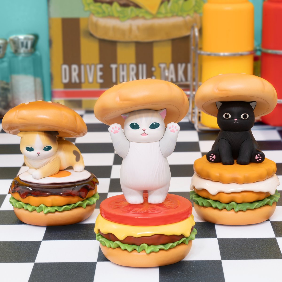 🍔予約受付中🍔 #mofusand 『GPS BOX Hamburger Meow（全8種