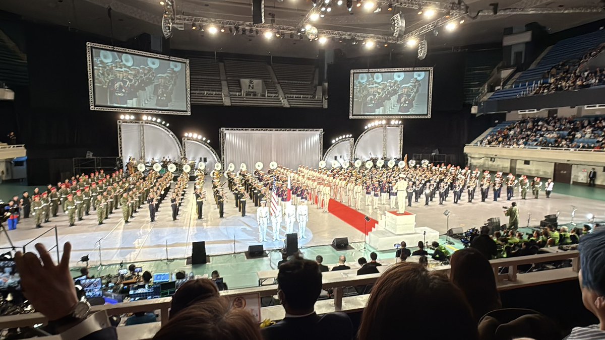 yuko_koenkai's tweet image. 昨夜、竹上ゆうこ先生は
「自衛隊音楽祭2025(武道館)」に招待され参加致しました。

#竹上ゆうこ 
#減税保守こども 
#減税日本