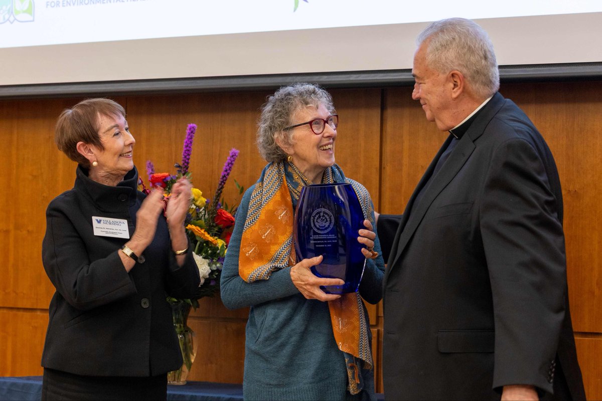 Last night we were honored to recognize Barbara Sattler, RN, DrPH, FAAN, an international leader in environmental health and nursing, with the M. Louise Fitzpatrick Award for Transformative Leadership. Dr. Sattler is Professor Emeritus, University of San Francisco.