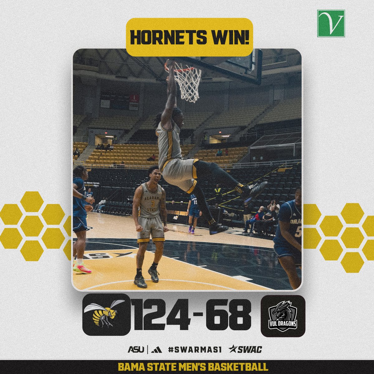 Hornets win!

#SWARMAS1