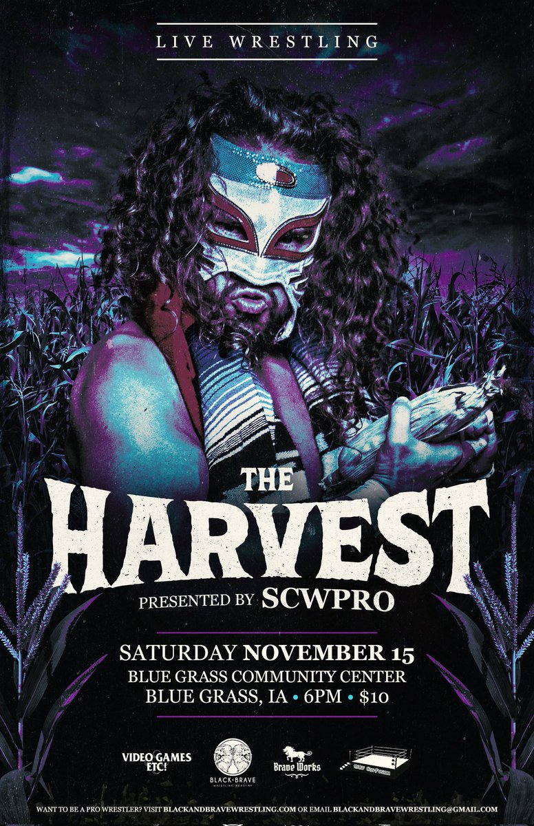 SCWPro's tweet photo. Tomorrow night!

Don't miss our final event at the Blue Grass Community Center in 2025! Cold beer, cheap concessions and the best hard-hitting, high-flying action around!

🔹 6pm start
🔹 Tickets just $10

Let's make it a night for the ages! #SmackDown https://t.co/faHb4b7knI