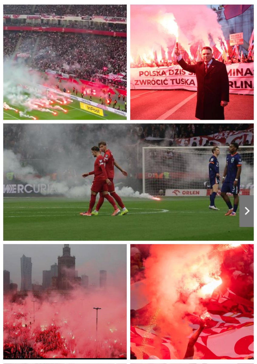 Zarazie kibolskiej nie wystarczyły rozróby na Marszu Niepodległości, chlew pokazali również na meczu odradzającej się reprezentacji. Dobrze, że ci kretyni nie trafili rzucanymi racami w uciekających piłkarzy bo byłby skandal międzynarodowy, a tak to tylko PZPN zapłaci kary..