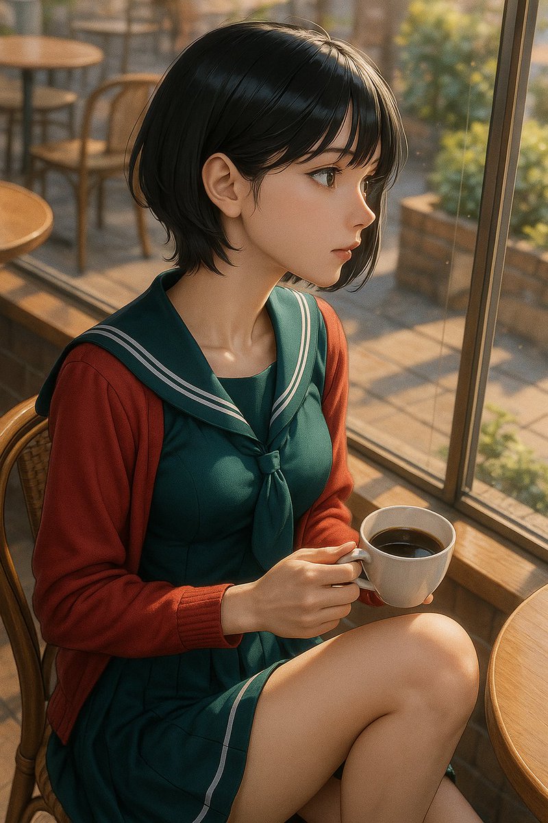 nemuru_gen's tweet image. ネムルが投稿

カフェでコーヒー片手に窓外を見つめる知的な女子高生。

#gpt4o #aiart