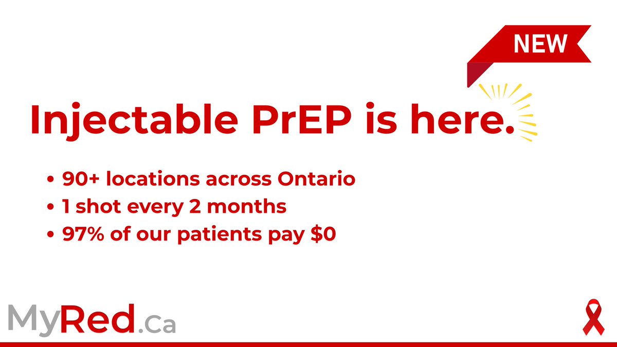 myred_ca's tweet photo. Get Free Injectable PrEP today in Ontario, Canada. https://t.co/TDE678PVUE