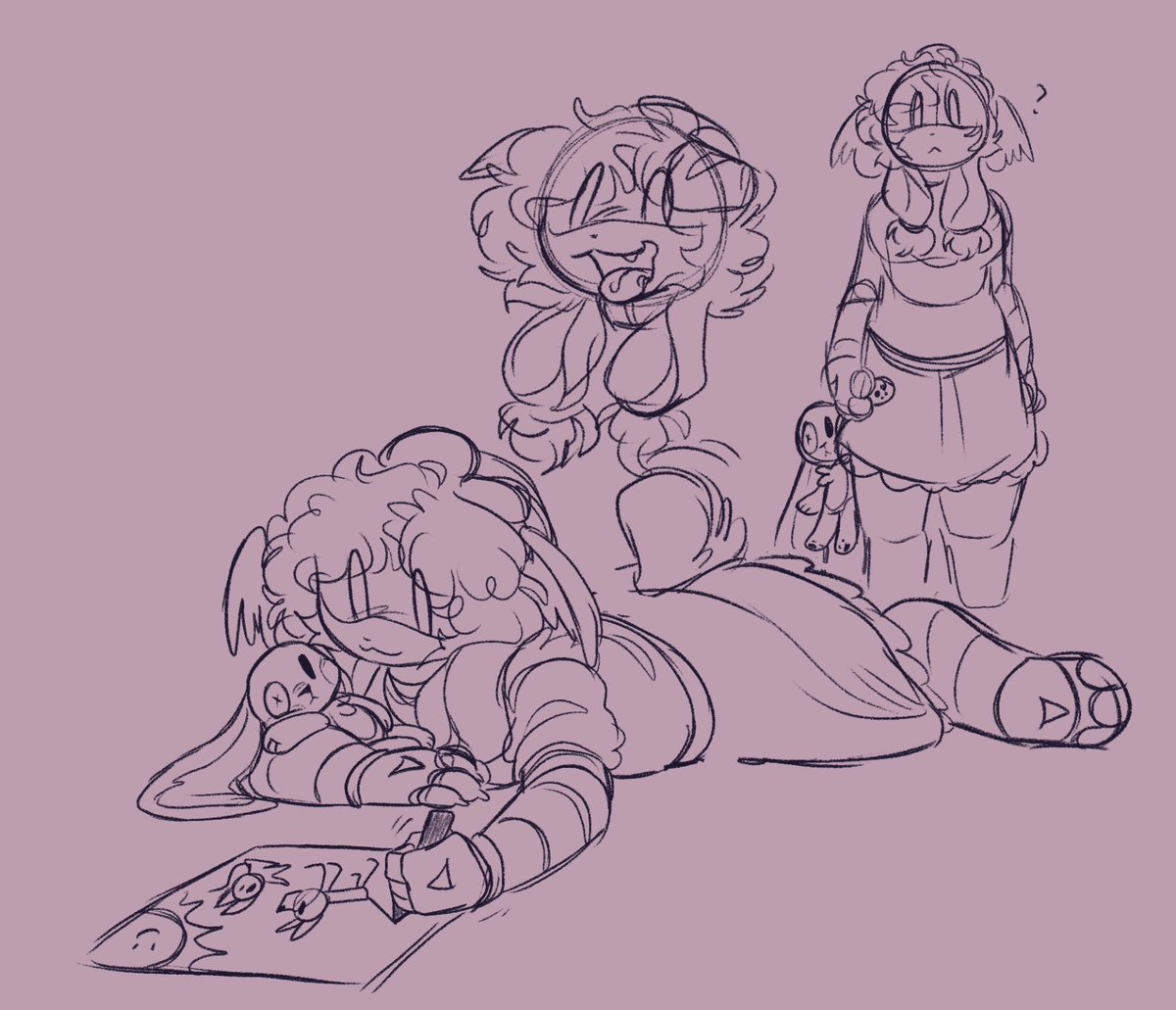 MDxOtta's tweet image. &quot;Show me some drawings that you still want to finish?&quot; 

-&amp;gt; uhh,,, I don’t have much but here’s stuff I want to finish but like gave up kinda….,? I might redraw some of them cuz they’re months old lol

otterpuppy.straw.page