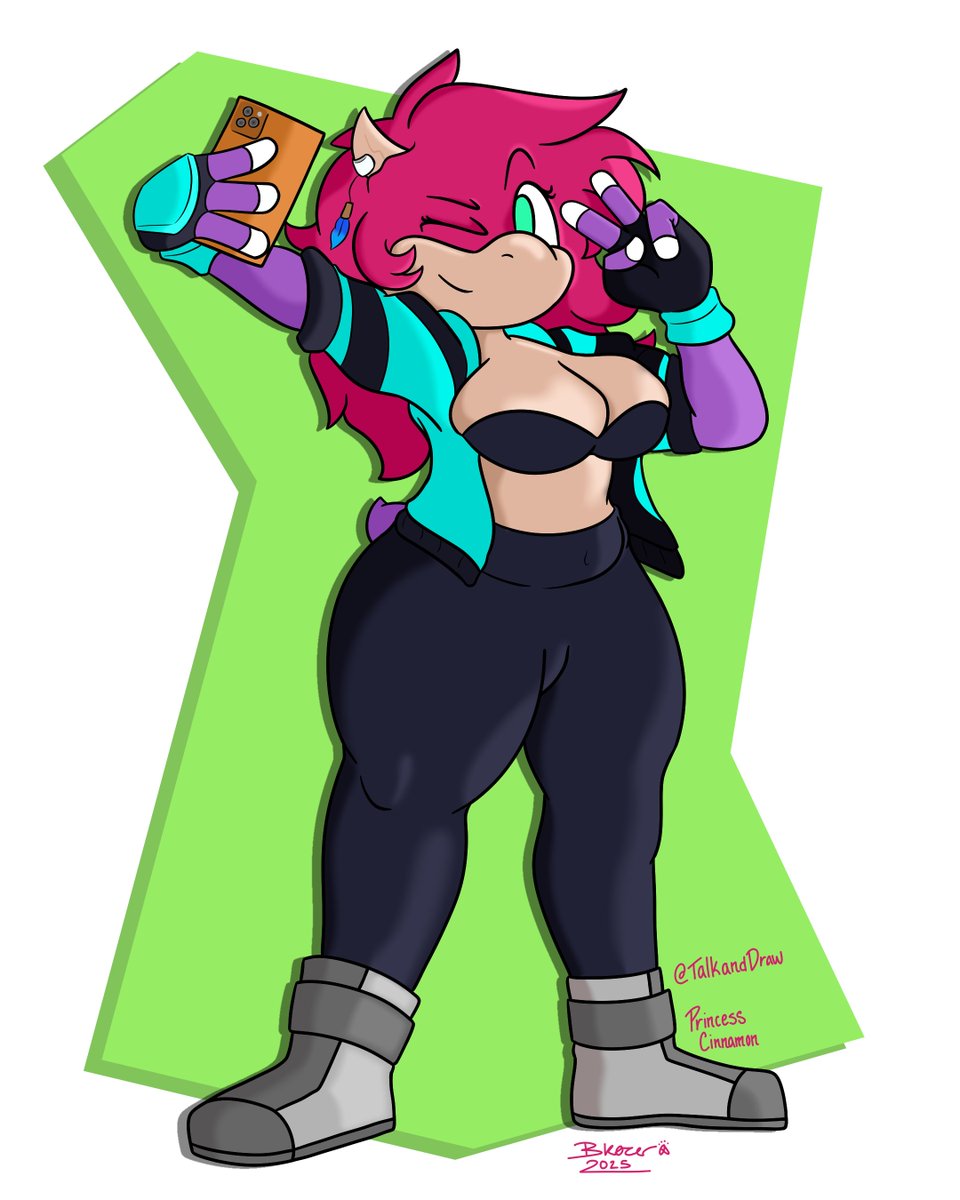 The new outfit is totally gas, had to draw her :D